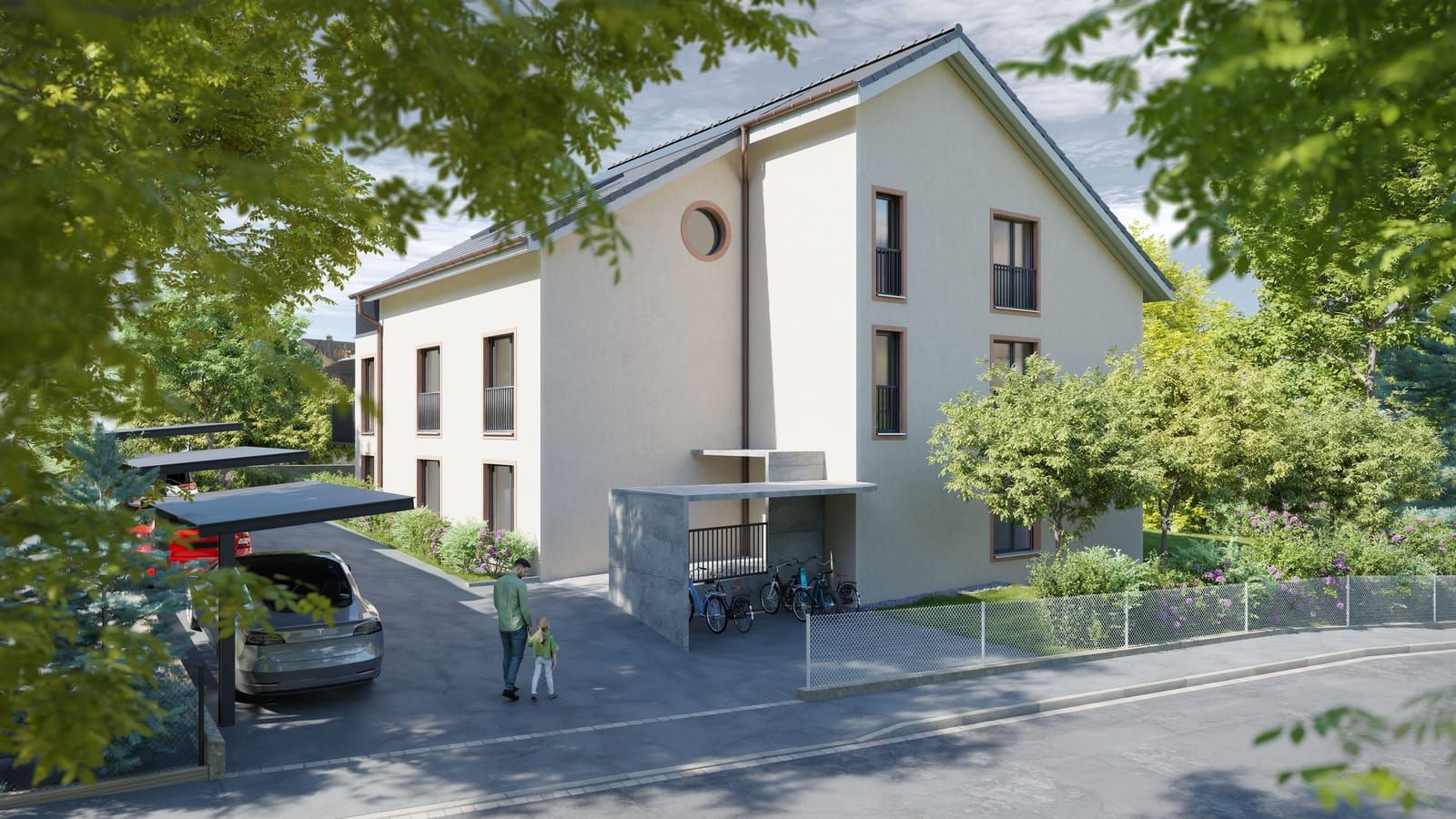 Projet en cours à Lausanne — image de synthèse.
